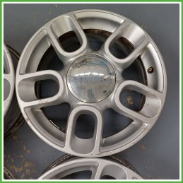 Cerchi in Lega FIAT 500 (3P) (dal 07/2007) 15 pollici 15" 6.0J 4x98 ET 35 4pz originali usati