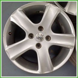 Cerchio Singolo in Lega PEUGEOT 307 (dal 04/2001 al 12/2006) 16 pollici 16" 6.5J 4x108 ET 31 originale usato al pz