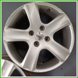 Cerchio Singolo in Lega PEUGEOT 307 (dal 04/2001 al 12/2006) 16 pollici 16" 6.5J 4x108 ET 31 originale usato al pz