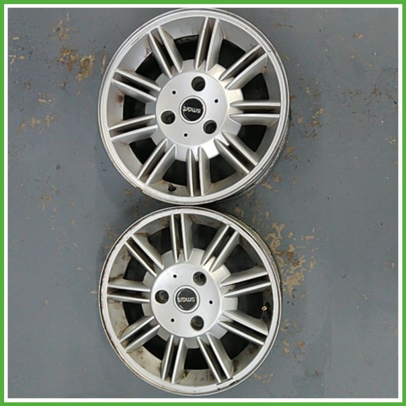Cerchio Singolo in Lega SMART COUPE (C450) (dal 07/1998 al 01/2004) 15 pollici 15" 4.5J-5.5J 3x112.5 ET 1 originale usato al pz