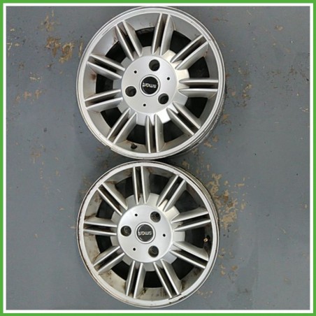 Cerchio Singolo in Lega SMART COUPE (C450) (dal 07/1998 al 01/2004) 15 pollici 15" 4.5J-5.5J 3x112.5 ET 1 originale usato al pz