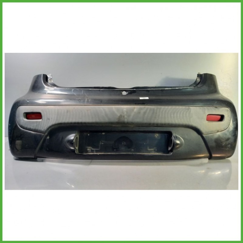 Paraurti Posteriore PEUGEOT 107 Berlina NERO METALLO EXZ 7410Y8 2005 2014 Originale Usato