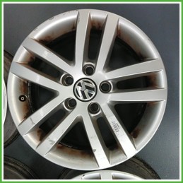 Cerchi in Lega VOLKSWAGEN GOLF (5K/AJ) (dal 09/2008) 16 pollici 16" 6.5J 5x112 ET 50 4pz originali usati