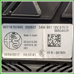 Quadro strumenti contachilometri tachimetro VDO A2C16157400 ALFA ROMEO GIULIA 6S 2.2 Turbo 50559565