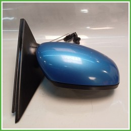 Specchio Specchietto Retrovisore Destro DX AZZURRO T8 F5S SKODA ROOMSTER 5J 2006 2010 Originale Usato