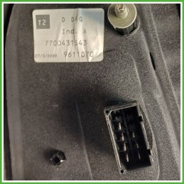 Specchio Specchietto Retrovisore Destro DX GRIGIO CHIARO MV632 GREY BOREAL BC RENAULT SCENIC 1999 2003 Originale Usato