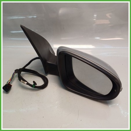 Specchio Specchietto Retrovisore Destro DX GRIGIO CHIARO VOLKSWAGEN GOLF 5K/AJ 2008 2012 Originale Usato