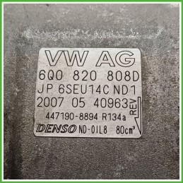 Compressore Clima AC Aria Condizionata DENSO 6SEU14C VOLKSWAGEN POLO 9N 6Q0820808FX