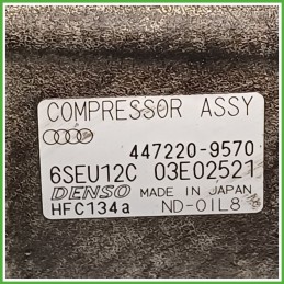 Compressore Clima AC Aria Condizionata DENSO 6SEU12C AUDI A4 Cabrio 8H 8E0260805R