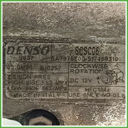 Compressore Clima AC Aria Condizionata DENSO SCSC06 FIAT PUNTO 2U 52060460