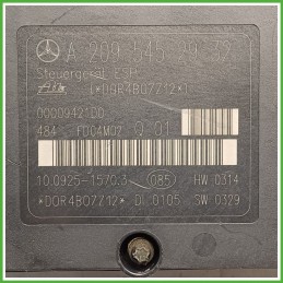 Centralina ABS Modulo Pompa ATE 10.0925-1570.3 A0044316212 MERCEDES-BENZ Classe C W/S203 Originale Usato