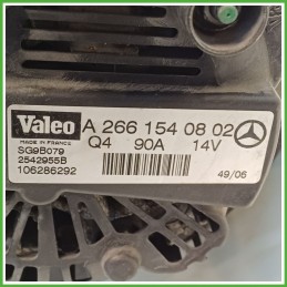 Alternatore VALEO SG9B079 MERCEDES-BENZ Classe A W/C169 A266154080280