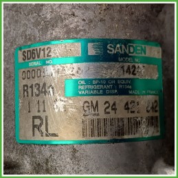 Compressore Clima AC Aria Condizionata SANDEN SD6V12 OPEL CORSA X01 93176916
