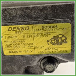 Compressore Clima AC Aria Condizionata DENSO SCSB06 FIAT PUNTO CLASSIC 2U 71797201