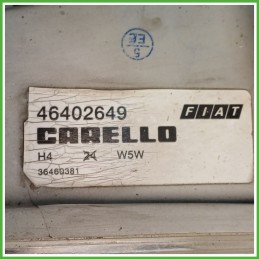 Faro Fanale Proiettore Anteriore Destro DX CARELLO 36460381 FIAT PUNTO 1a Serie 46402649 Usato