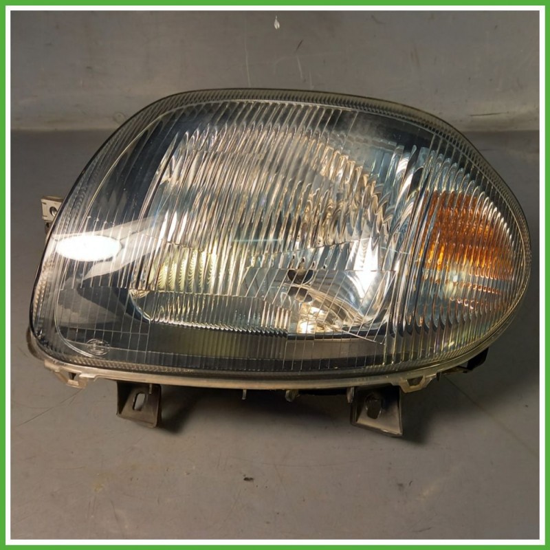 Faro Fanale Proiettore Anteriore Sinistro SX HELLA RENAULT CLIO 2a Serie 7701045168 Usato
