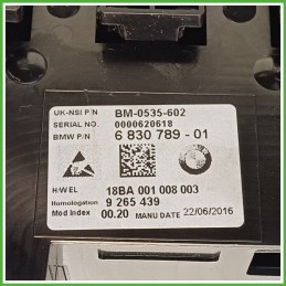 Quadro strumenti contachilometri tachimetro MINI MINI Clubman F54 2.0 62105A5C5F7
