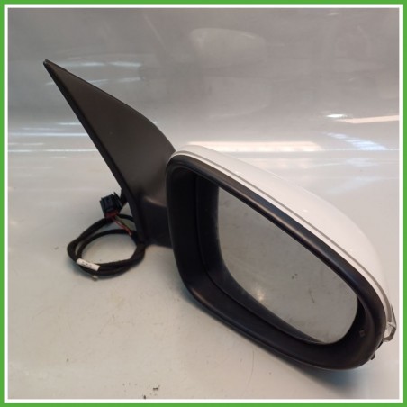 Specchio Specchietto Retrovisore Destro DX BIANCO B4 B9A VOLKSWAGEN GOLF 5K/AJ 2008 2012 Originale Usato