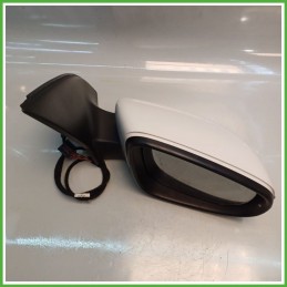 Specchio Specchietto Retrovisore Destro DX BIANCO B4 B9A VOLKSWAGEN GOLF 5K/AJ 2008 2012 Originale Usato