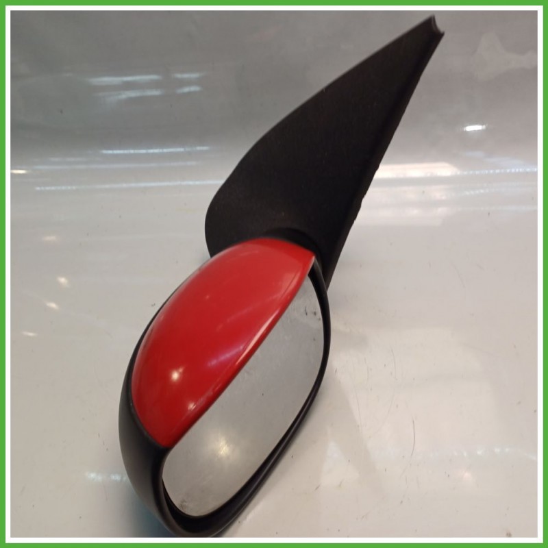 Specchio Specchietto Retrovisore Sinistro SX ROSSO ADEN KKN PEUGEOT 206 Plus 2009 FICOSA FICOMIRRORS Originale Usato
