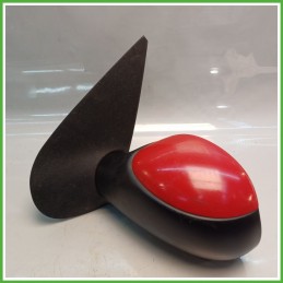 Specchio Specchietto Retrovisore Sinistro SX ROSSO ADEN KKN PEUGEOT 206 Plus 2009 FICOSA FICOMIRRORS Originale Usato