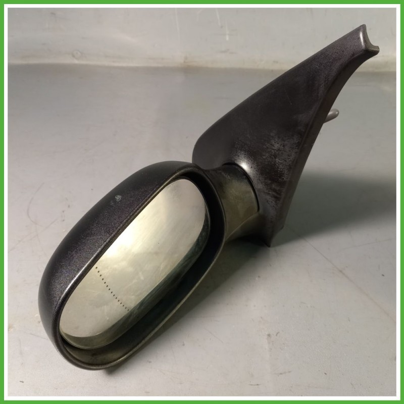 Specchio Specchietto Retrovisore Sinistro SX GOFFRATO RENAULT CLIO 2a Serie 1998 2001 FICOSA FICOMIRRORS Originale Usato