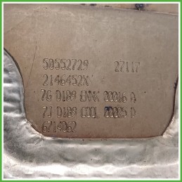 Catalizzatore ALFA ROMEO GIULIA 6S 2.2 Turbo 55268532 Diesel 50555834 2016 2019