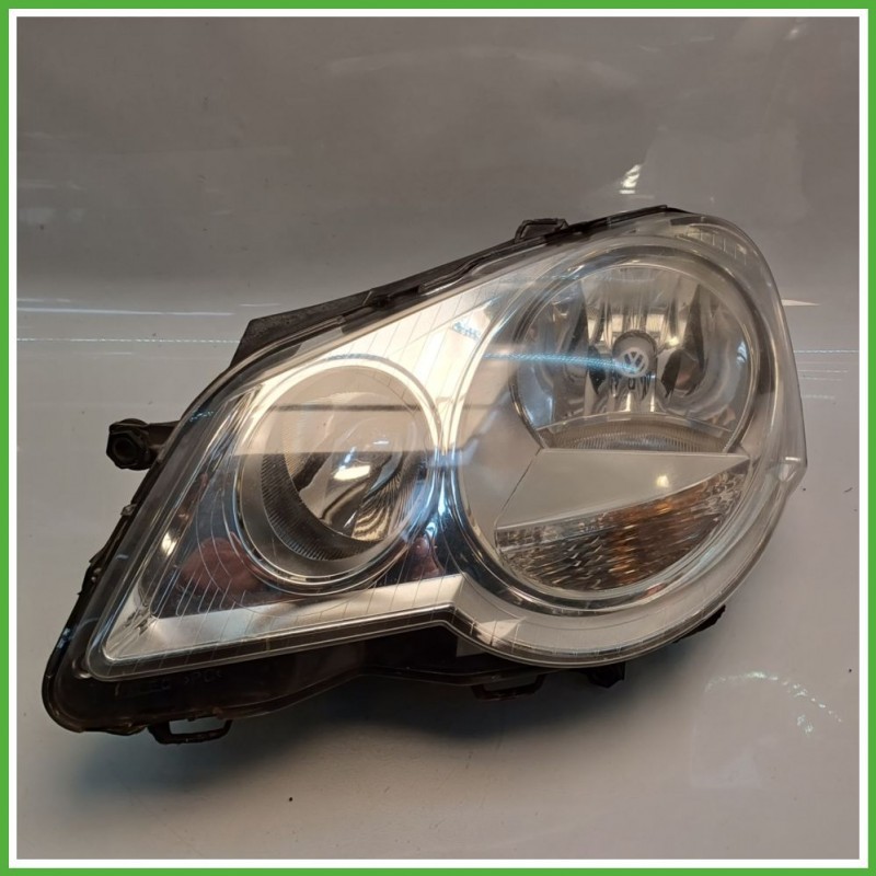 Faro Fanale Proiettore Anteriore Sinistro SX VALEO 89311990 VOLKSWAGEN POLO 9N 6Q1941007AT Usato