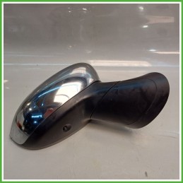 Specchio Specchietto Retrovisore Destro DX CROMATO FIAT 500 3P 2007 2015 FICOSA FICOMIRRORS Originale Usato