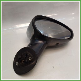 Specchio Specchietto Retrovisore Destro DX CROMATO FIAT 500 3P 2007 2015 FICOSA FICOMIRRORS Originale Usato