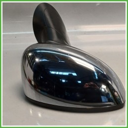 Specchio Specchietto Retrovisore Destro DX CROMATO FIAT 500 3P 2007 2015 FICOSA FICOMIRRORS Originale Usato