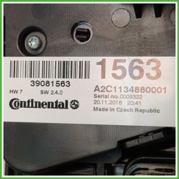 Comandi Clima AC Riscaldamento Condizionatore CONTINENTAL A2C1134880001 OPEL MOKKA X 1.6 42457912 2016