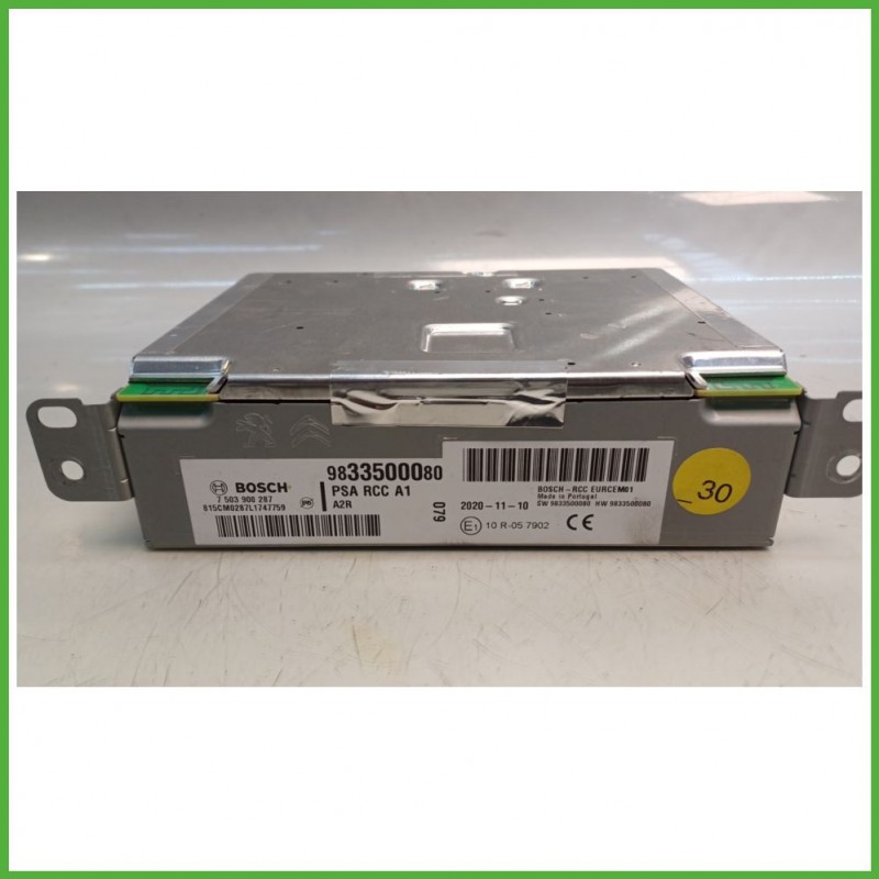 Centralina Radio OPEL CORSA P2JO 9833500080 2019 BOSCH 7503900287
