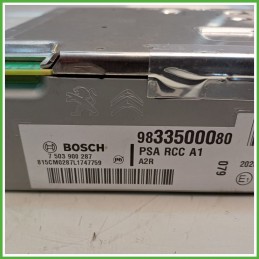 Centralina Radio OPEL CORSA P2JO 9833500080 2019 BOSCH 7503900287