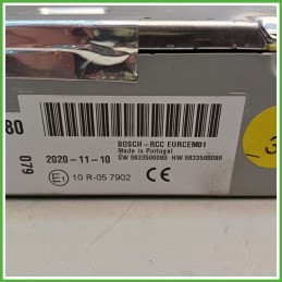 Centralina Radio OPEL CORSA P2JO 9833500080 2019 BOSCH 7503900287