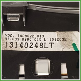 Quadro strumenti contachilometri tachimetro VDO 110080226013 OPEL CORSA X01 1.2 16V 9194496