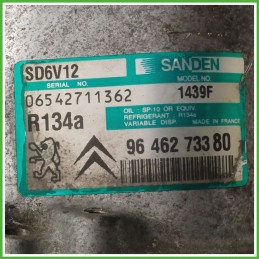 Compressore Clima AC Aria Condizionata SANDEN SD6V12 CITROEN C3 1a Serie 9800821980
