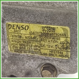 Compressore Clima AC Aria Condizionata DENSO SCSB06 FIAT PANDA 2Q 71797201