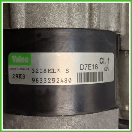 Motorino Avviamento VALEO D7E16 CITROEN C3 1a Serie 5802M9