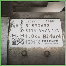 Motorino Avviamento HITACHI S114.947A FIAT PUNTO 6U 51890632