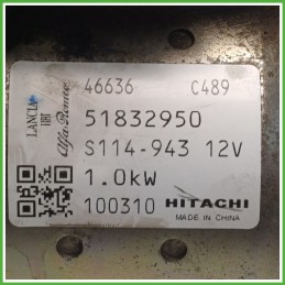 Motorino Avviamento HITACHI S114.943 FIAT PUNTO EVO 3J 51890631
