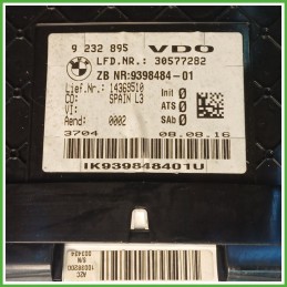 Quadro strumenti contachilometri tachimetro VDO 30577282 BMW Serie 4 Gran Coupe F36 LCI 62108718270