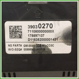 Quadro strumenti contachilometri tachimetro OPEL ASTRA B16 1.6 39075829