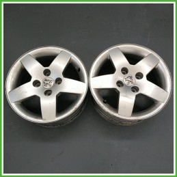 Cerchio Singolo in Lega PEUGEOT 307 (dal 04/2001 al 12/2006) 15 pollici 15" 6.0J 4x108 ET 23 originale usato al pz