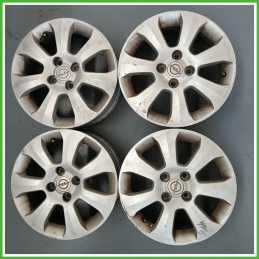 Cerchi in Lega OPEL CORSA (X01) (dal 10/2000 al 06/2006) 15 pollici 15" 5.5J 4x100 ET 50 4pz originali usati
