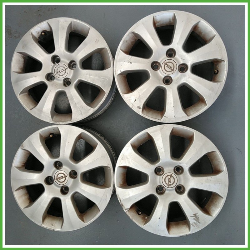 Cerchi in Lega OPEL CORSA (X01) (dal 10/2000 al 06/2006) 15 pollici 15" 5.5J 4x100 ET 50 4pz originali usati