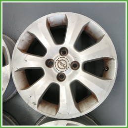 Cerchi in Lega OPEL CORSA (X01) (dal 10/2000 al 06/2006) 15 pollici 15" 5.5J 4x100 ET 50 4pz originali usati
