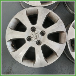 Cerchi in Lega OPEL CORSA (X01) (dal 10/2000 al 06/2006) 15 pollici 15" 5.5J 4x100 ET 50 4pz originali usati