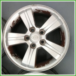 Cerchi in Lega KIA SPORTAGE 2a Serie (dal 10/2004) 16 pollici 16" 6.5J 5x114.3 ET 46 4pz originali usati