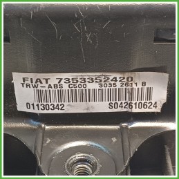 Airbag Guidatore Sinistro SX FIAT PUNTO 2U 1.3 16V MJT 735335242 2003 2007 TRW 3035-2611B